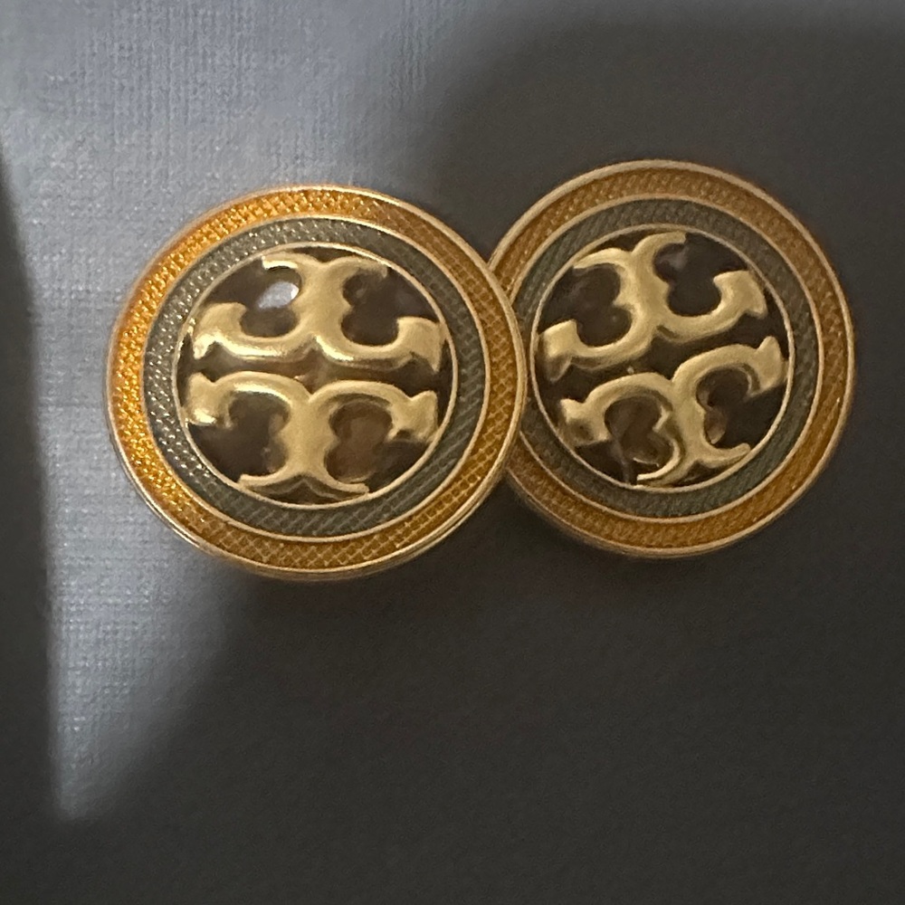 Tory Burch clip on earrings